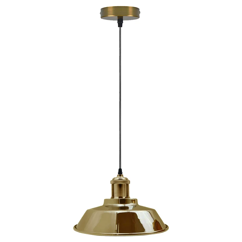 Vintage Modern Industrial Deckenlampenschirm Pendelleuchte Retro Loft French Gold~2009