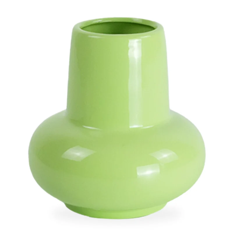 Birka Keramikvase grün 15 cm
