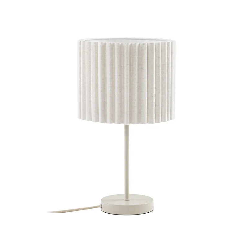 B-Ware Lindby Tischleuchte Lampe Libbie LED Leuchte creme E27 Höhe 45cm elegant modern