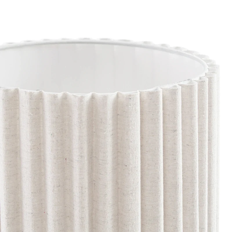 B-Ware Lindby Tischleuchte Lampe Libbie LED Leuchte creme E27 Höhe 45cm elegant modern