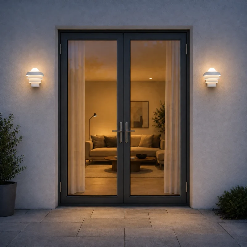 Außenwandleuchte „Elements“ weiß mit Glas – IP44 | Nordlux E27