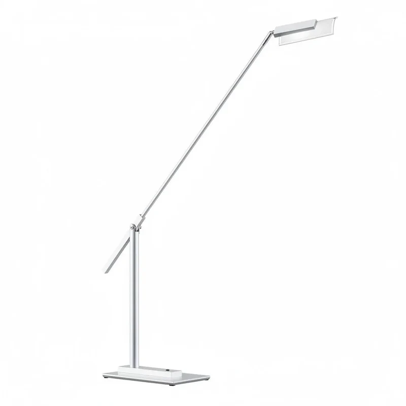 Design LED Schreibtischleuchte LOMIA mit Dimmer – Aluminium & Glas | Made in Germany