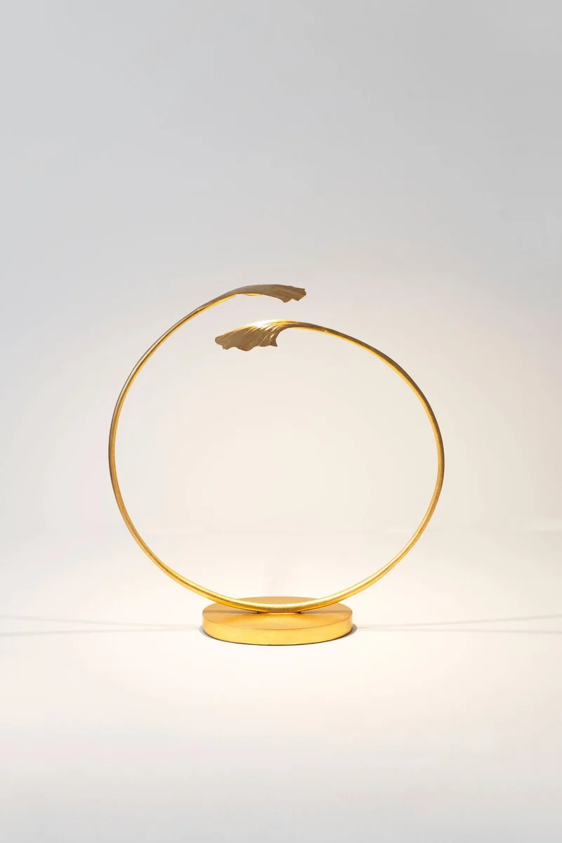 LED-Tischlampe Gracioso 2-flammig dimmbar Oval 49x25cm