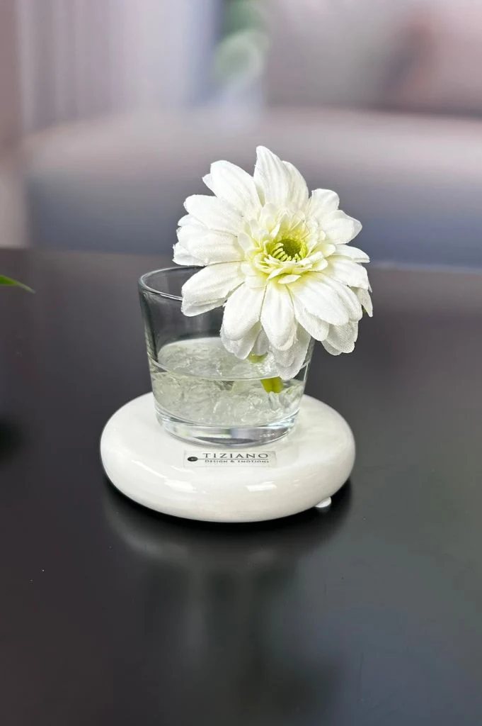 Dekolicht Lumina creme mit Glaskübel Visco