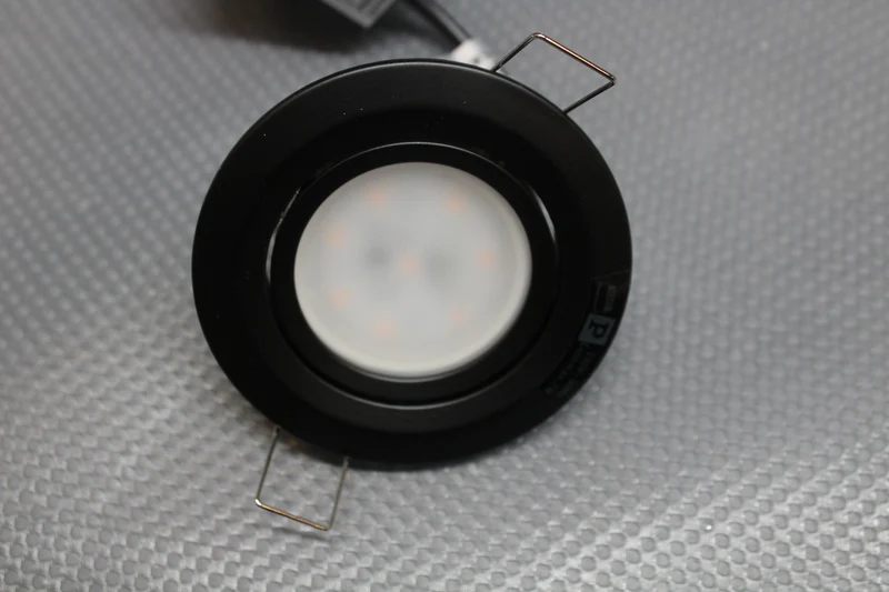 B-Ware Paulmann Einbaustrahler Nova Coin LED Spot 3er Set schwarz warmweiß 2700K