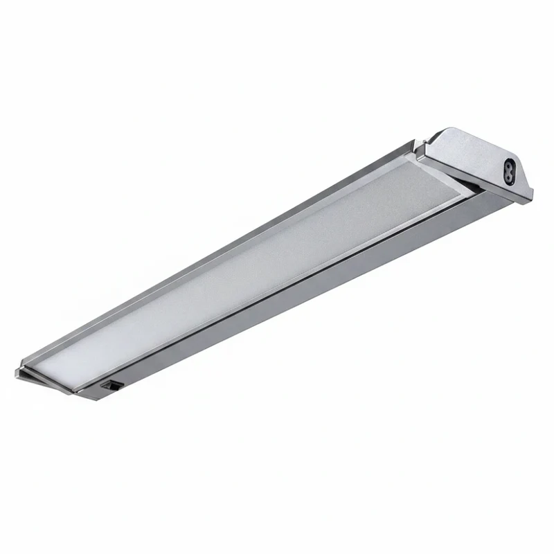 LED Unterbauleuchte 34 cm schwenkbar Aluminium mit Stecker & Kippschalter 4 W 4000 K