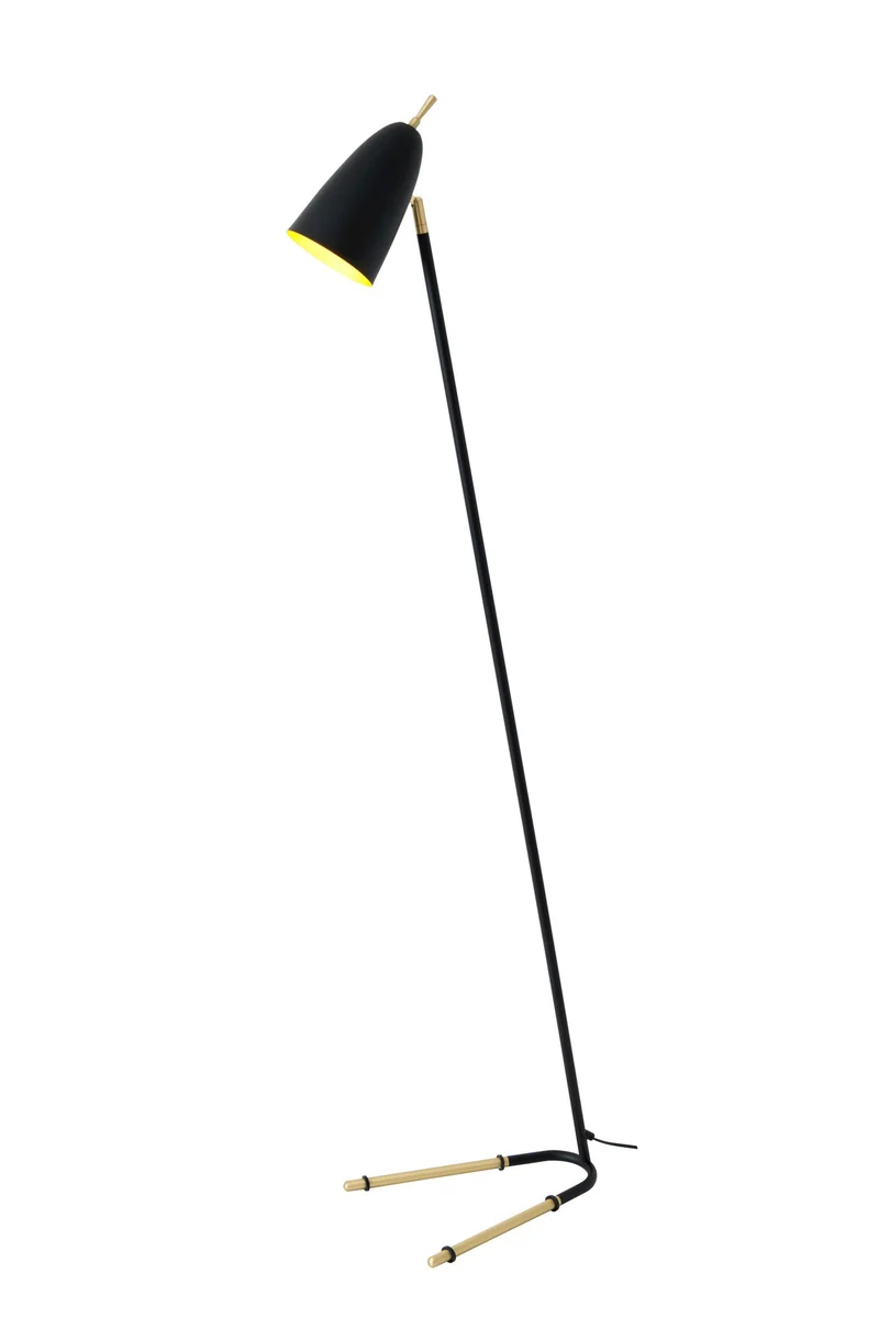 Stehleuchte Obelisco mit Schirm Rund 152 cm Gold