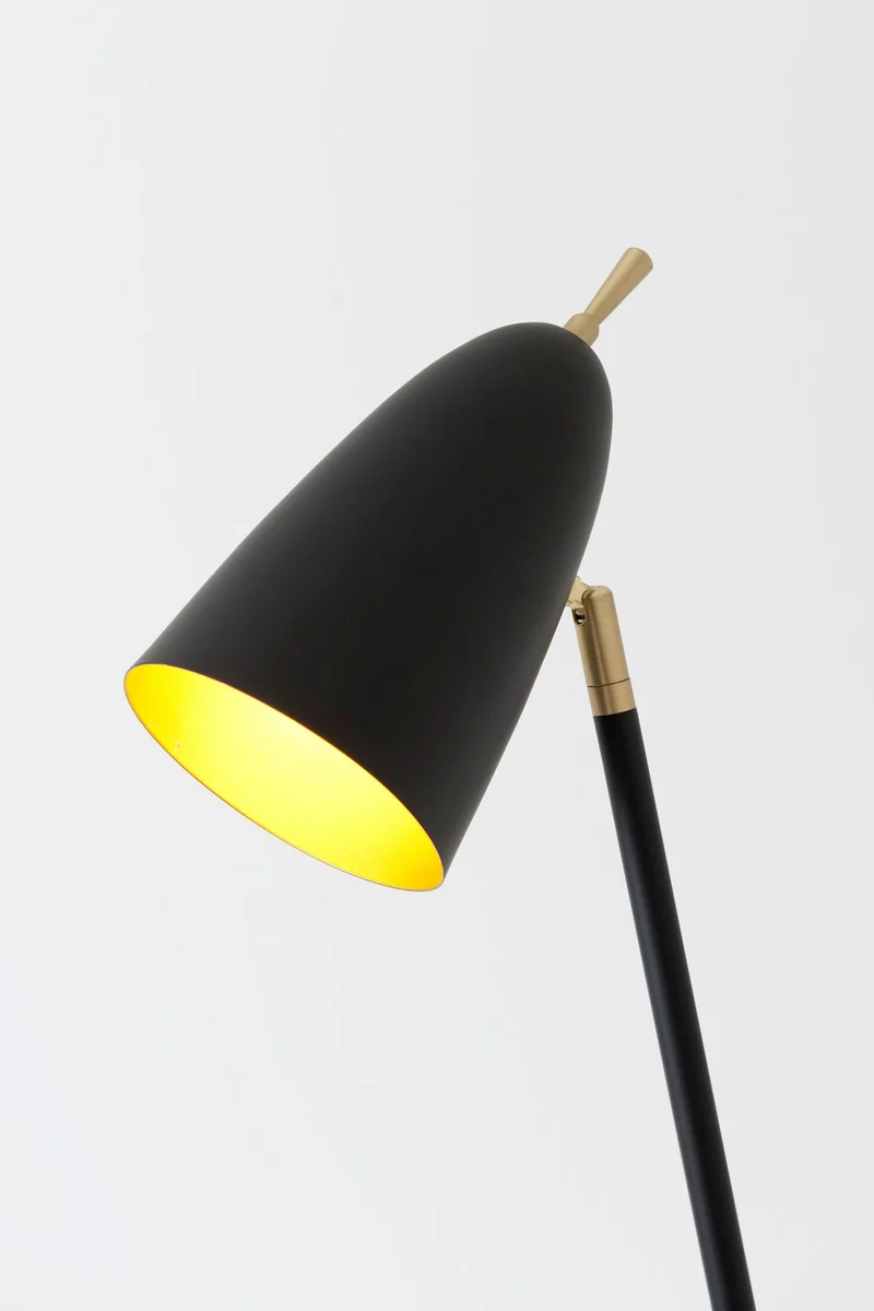 Stehleuchte Obelisco mit Schirm Rund 152 cm Gold