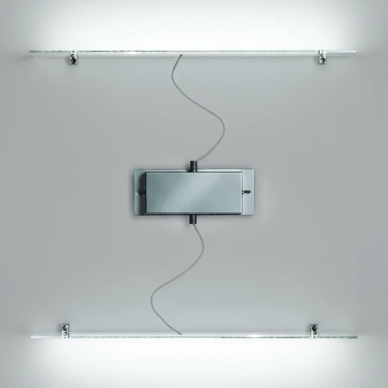 LED Spiegelleuchte & Bilderleuchte 97 cm mit Schalter – SHINE ART Fischer – Hintergrundbeleuchtung 2×9,4 W