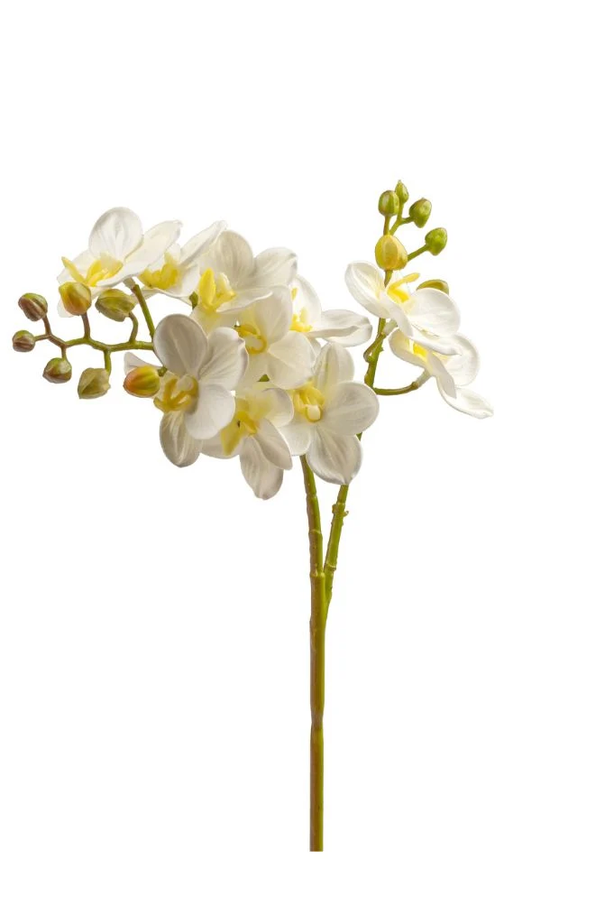 Deko Orchidee 60cm weiß