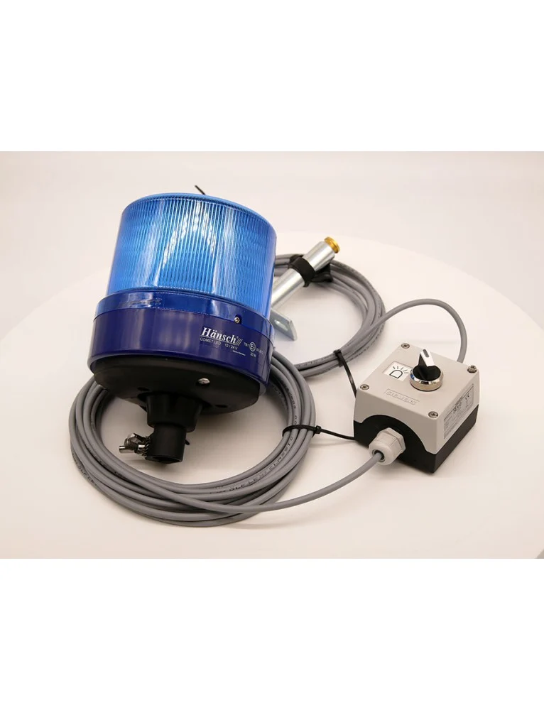 SET: Blaulicht Kennleuchten Blaulicht Nachrüstset für Anhänger TSA Hänsch Comet LED Blaulicht Nachrüstset für Anhänger TSA Hänsch Comet LED
