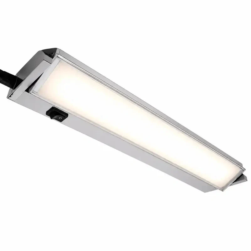 6W LED Unterbauleuchte Schwenkleuchte 57cm Alu Möblelleuchte verstellbar ibv 955006-102