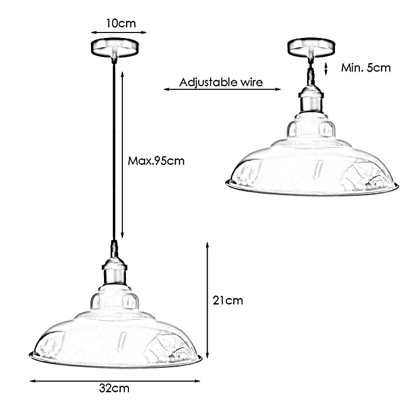 Metall led pendelleuchte Hängelampe Licht ~1816