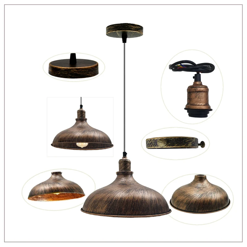 Retro Verstellbar Pendelleuchten Ø 36 cm – Stilvoll Hangelampen ~2782