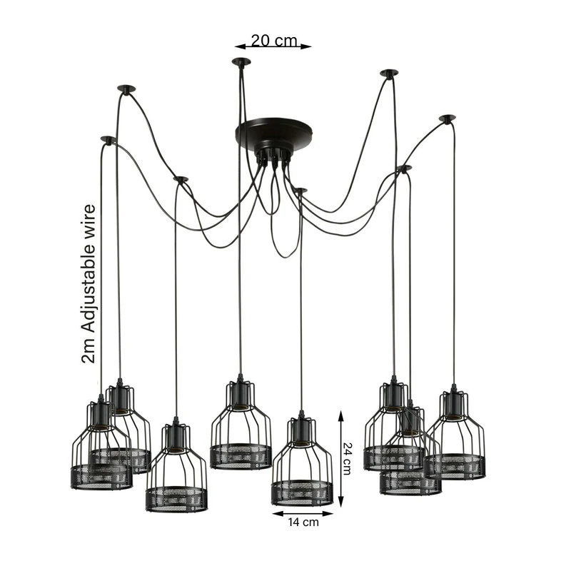 Spinnenlampe Pendelleuchte flammig Fur Schlafzimmer~1886