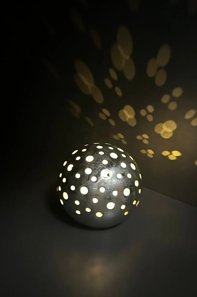 Lichtkugel Padova LED silber