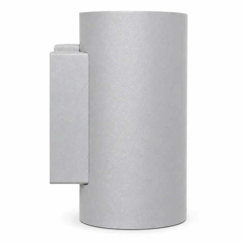 Wandstrahler aussen up down grau rund IP54