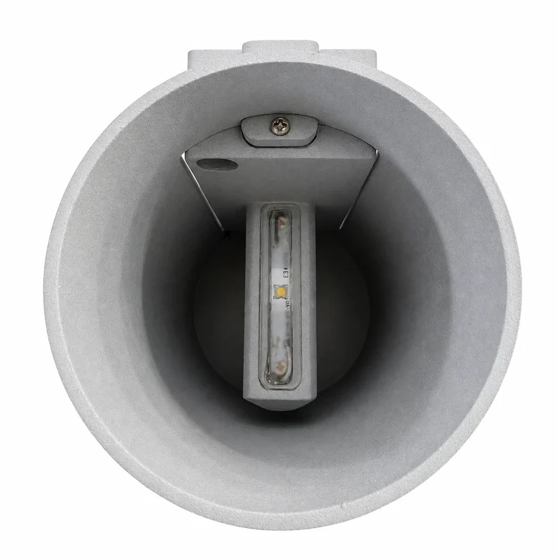 Wandstrahler aussen up down grau rund IP54