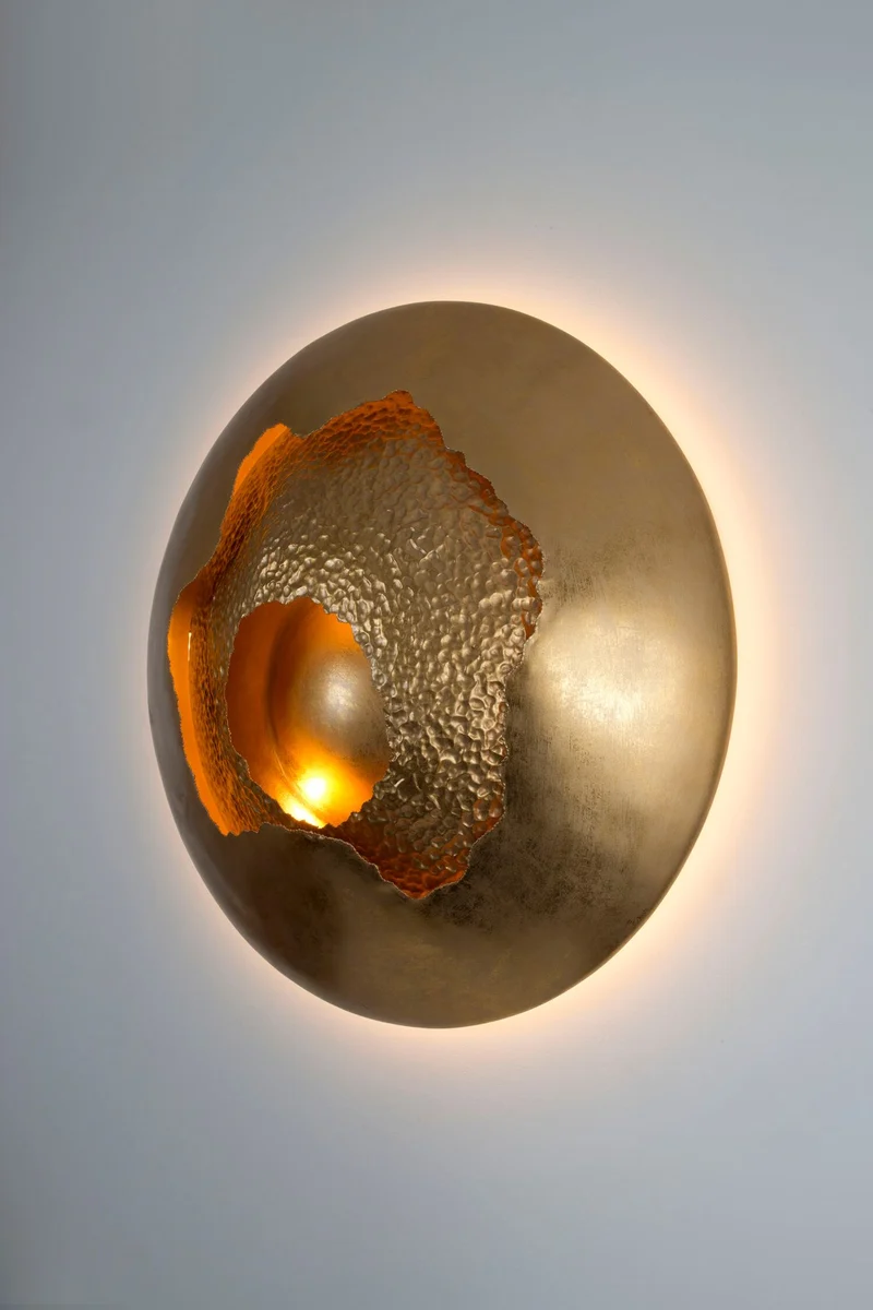 LED-Wandleuchte Nido di Vespe Grande dimmbar gehämmert