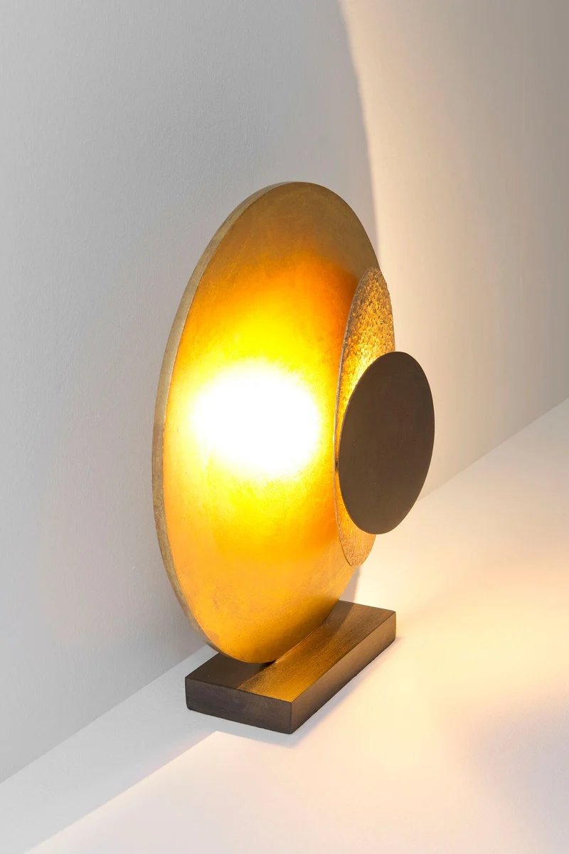 LED-Tischleuchte La Bocca 2-flammig mit Scheibe 40x12cm