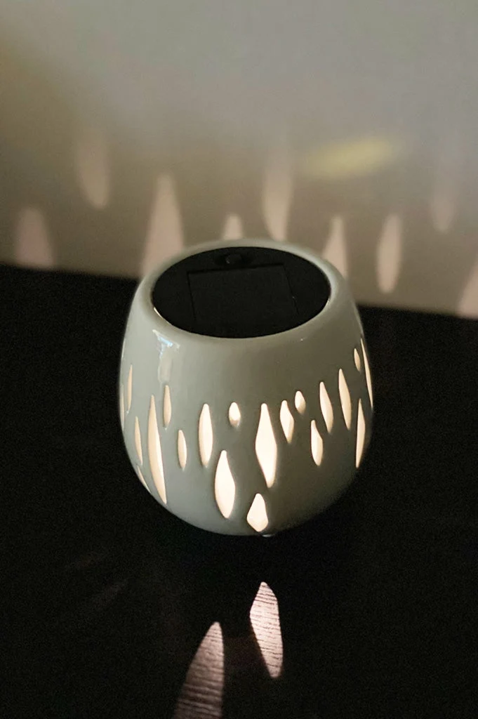 Solar Licht Doria weiß-creme