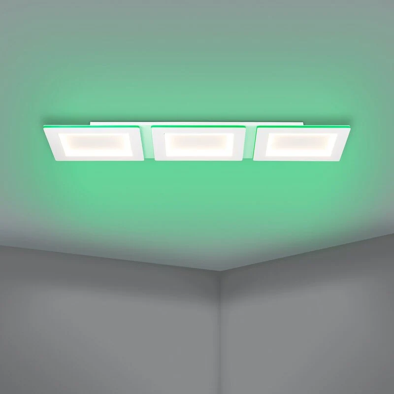 B-Ware EGLO Deckenleuchte Deckenlampe LED weiß Stahl connect Padrogiano App steuer69