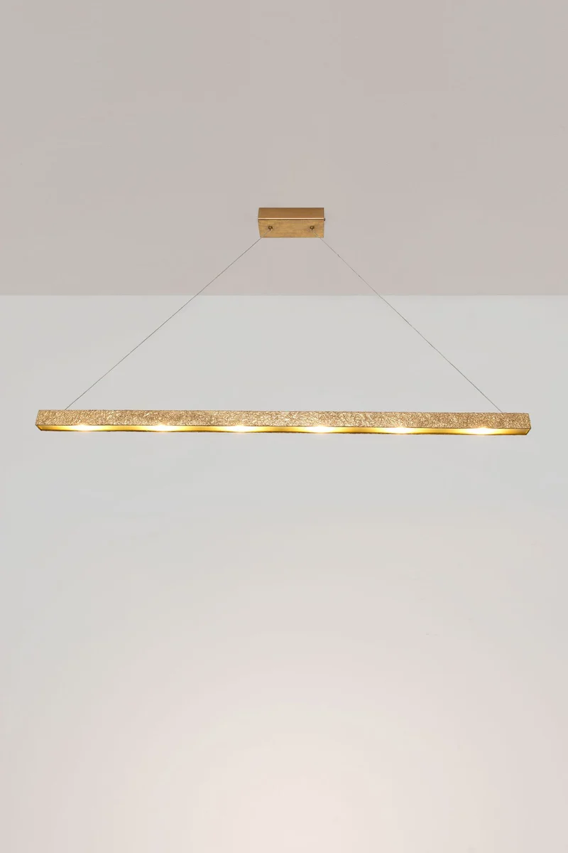 LED-Pendellampe Universo 6-flammig Satiniertes Glas dimmbar