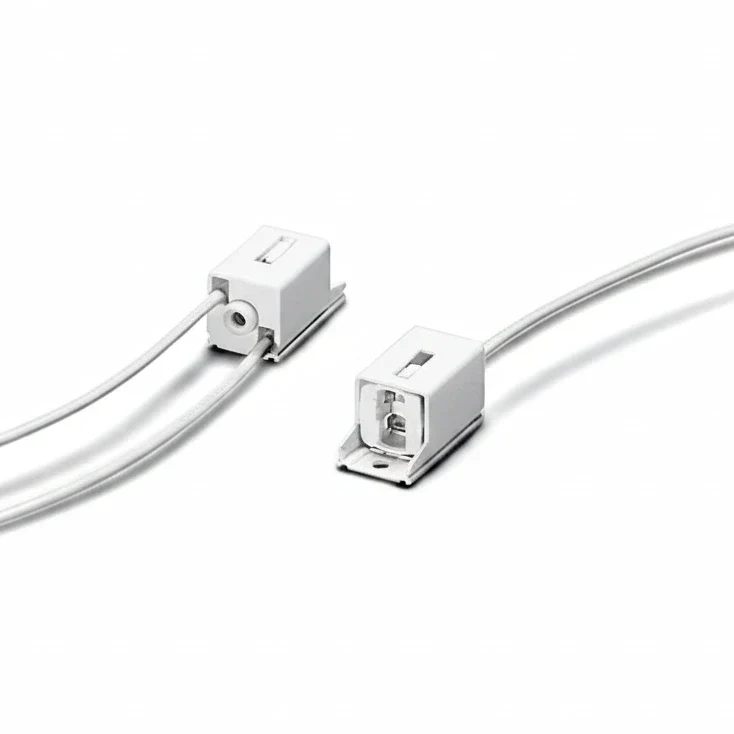 Houben Fassung T2 T7 W4,3 – Vossloh Aufbaufassung mit Kabel 1,2 cm