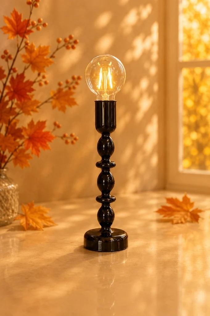 Dekolicht Savazza LED 38cm Glas schwarz