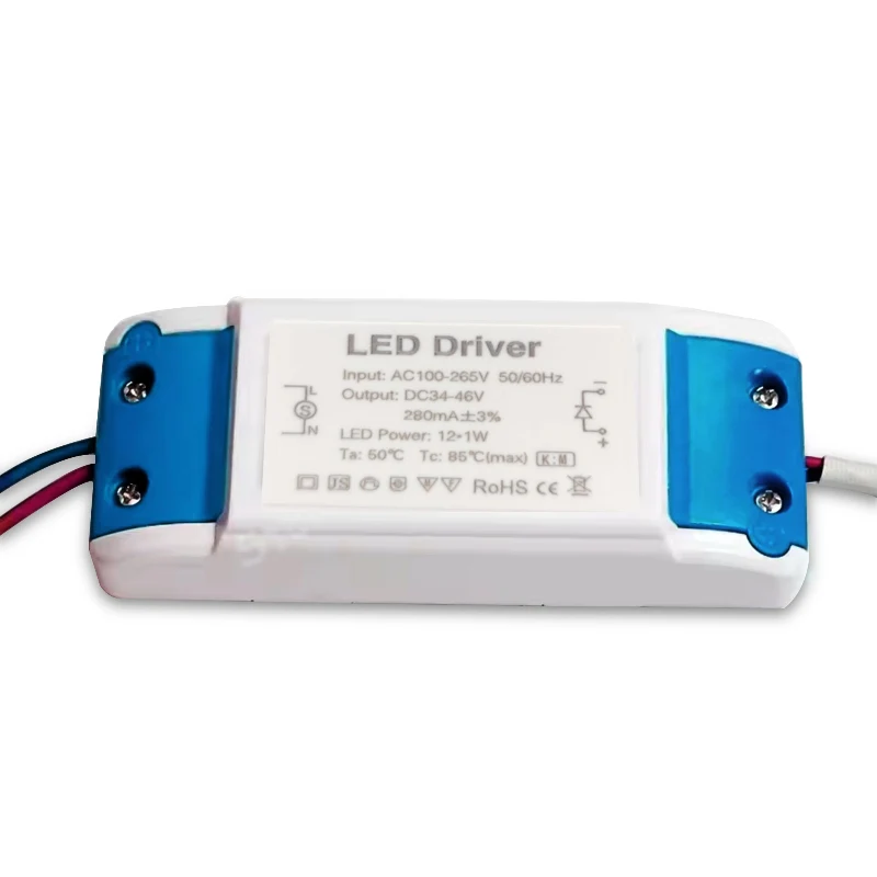 12W LED Treiber Konstantstrom 280mA DC 34-46V Effizienz ~1773