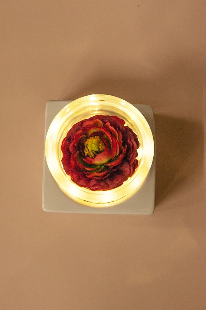Tischlicht Mantova LED weiß-creme