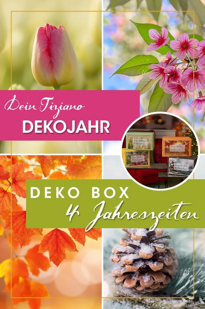 Deko Box 4 Jahreszeiten Größen S-L