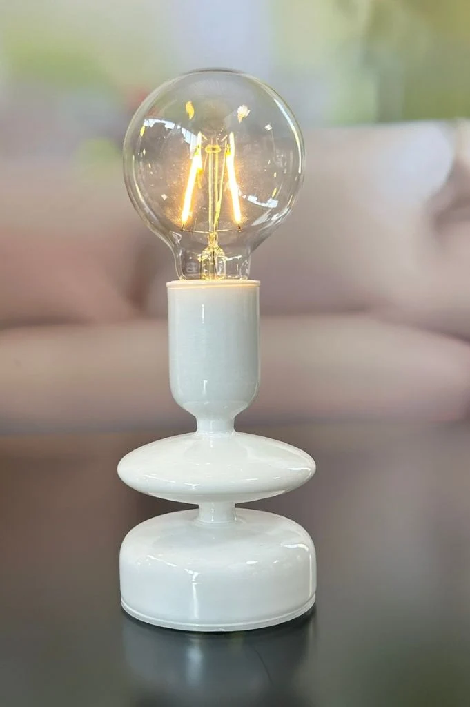 Dekolicht Savazza LED Glas weiß