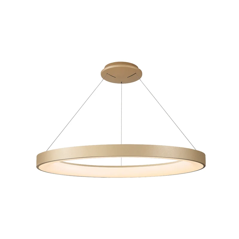 B-Ware Mantra Iluminación LED-Hängeleuchte Niseko II Fernbedienung Ø 65cm goldfarben758