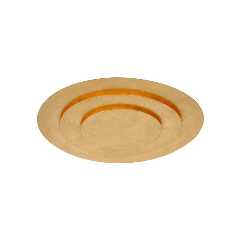 B-Ware LED-Deckenleuchte Heda 49 cm goldfarben Metall 40 W 5200 lm warmweiß