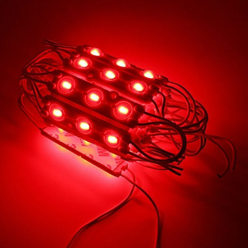 12V LED Module Rot (10er Set) – SMD für Werbung & Schilder ~1751