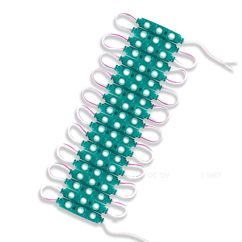 10x LED Module 12V Grün IP65 Ideal für Werbeschilder ~1749