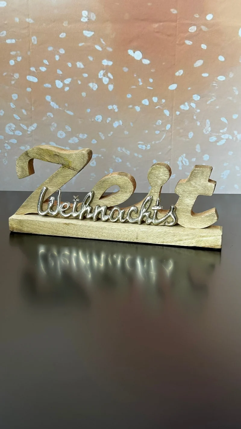 Weihnachtszeit Holzschild