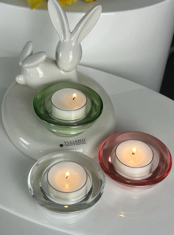 Dekolicht Fabrio 14cm sitzend creme-weiß