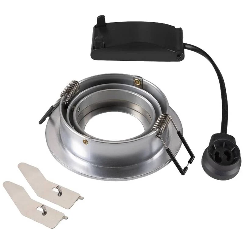 B-Ware SLV 1007376 NEW TRIA 75 LED Einbauleuchte Downlight Aluminium rund dimmbar