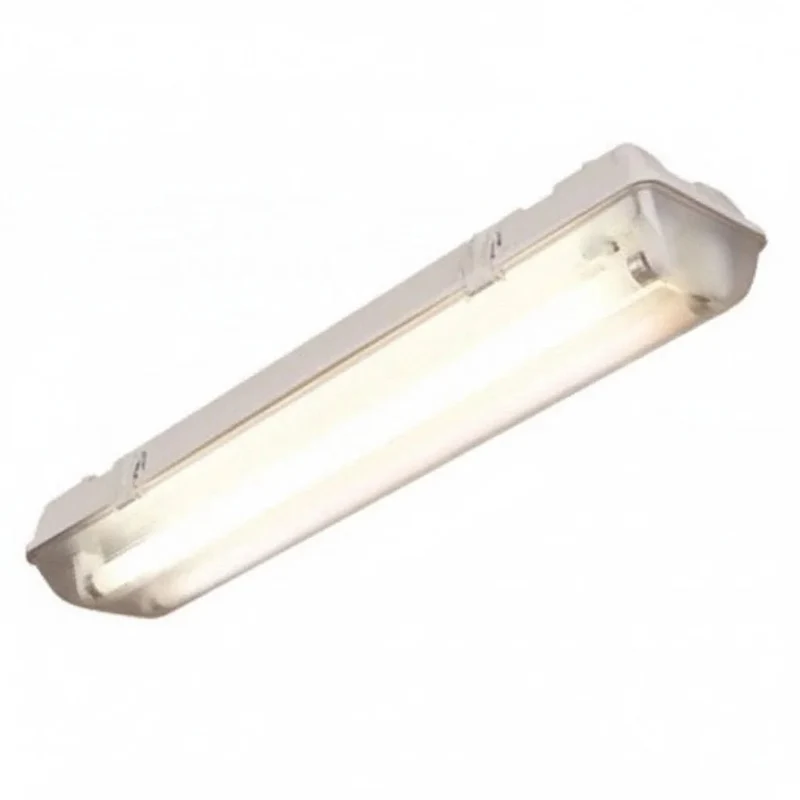 Feuchtraum-Wannenleuchte OMEGA 2×18 W G13 IP65 – neutralweiß 4000 K, inkl. EVG & Leuchtmittel (Ritos)