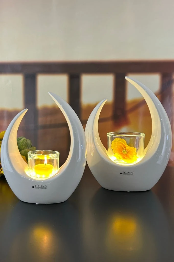 Deko Licht Cecita LED mit Klarglas weiß-creme
