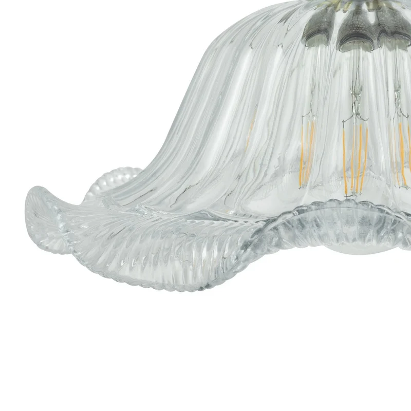 B-Ware Lindby Pendelleuchte Hängeleuchte Ludowika LED Lampe Leuchte E27 transparent