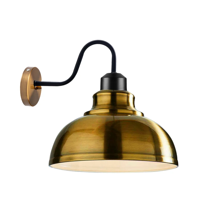 Schaltbare Wandleuchte Metall Industriestil E27 60W 110-240V, modernes Retro-Design~1601