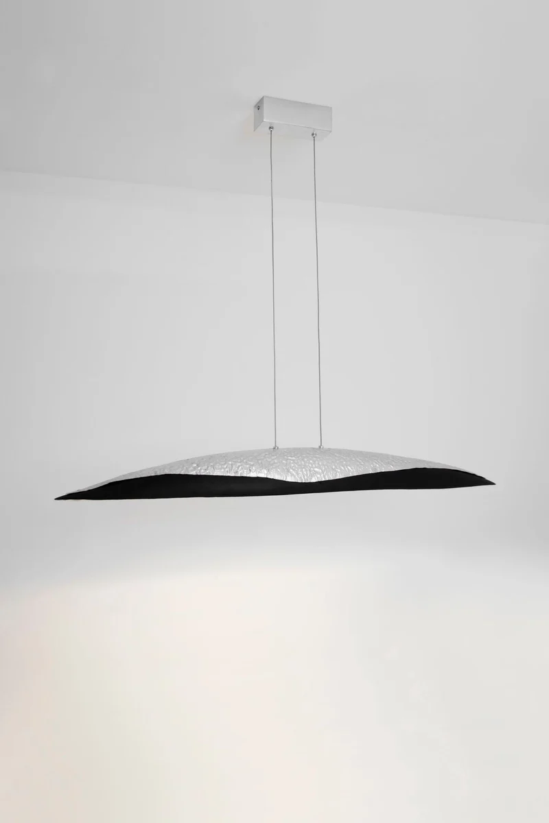 LED-Hängelampe Mercurio 5-flammig dimmbar gehämmert
