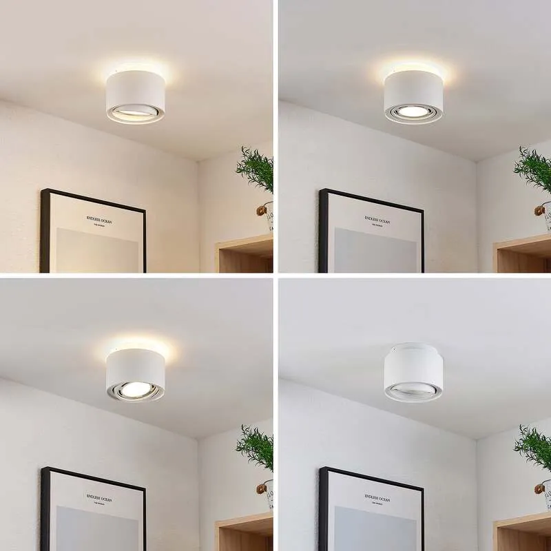 B-Ware Arcchio Deckenlampe Walisa LED Lampe Leuchte dimmbar weiß Ø15cm Metall GU10