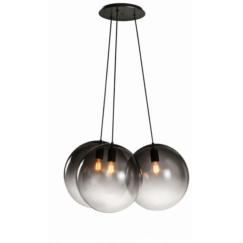 s.luce Orb Cluster Glas-Hängelampe 3-flammig 3x20cm