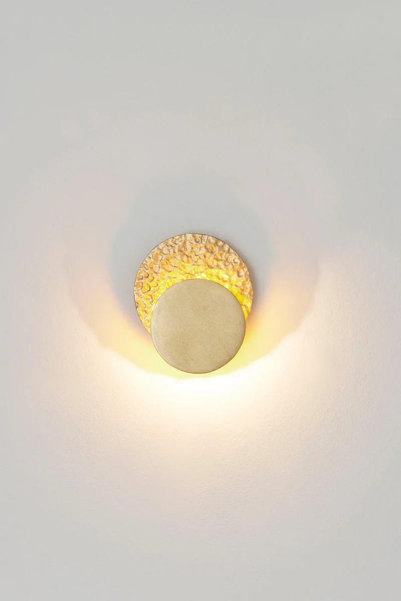 LED-Wandlampe Coronare Piccolo dimmbar mit Scheibe