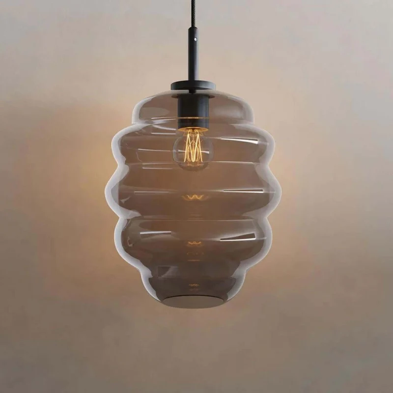 s.luce Echos Cluster Glas-Pendelleuchte 3-flammig 3x25cm