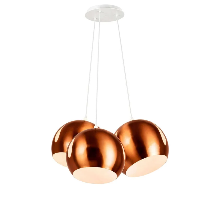 s.luce Ball Cluster Mehrfach-Pendelleuchte 3-flammig 3x30cm